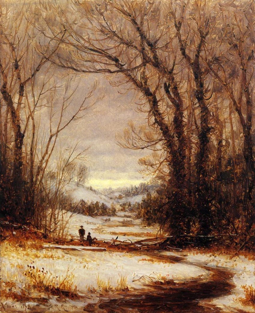 Sanford Robinson Gifford A Winter Walk